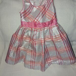 Ashley Ann Pink and White A-Line Sundress for Weddings